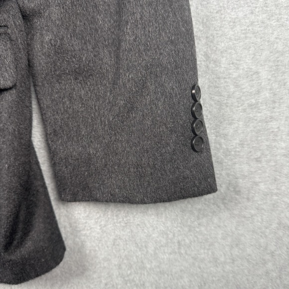 Brooks Brothers 346 Jacket Mens 42R Gray Cashmere Madison Blazer Tollegno 1900 - Picture 10 of 15